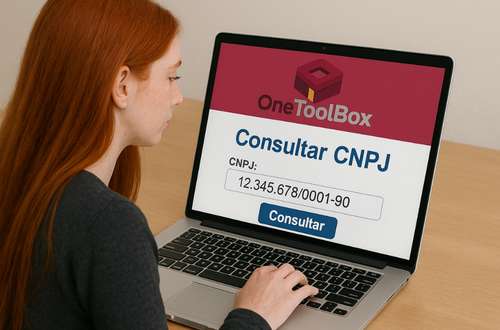 Exemplo de consulta de CNPJ