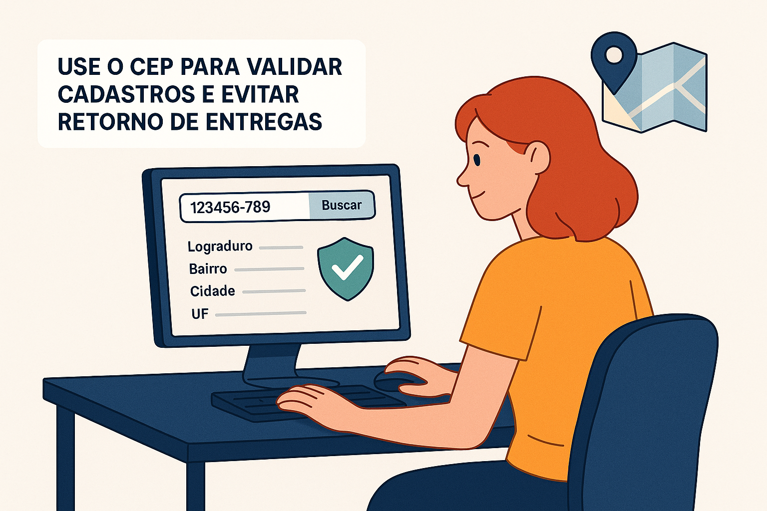 Consulta de CEP para validação de cadastro